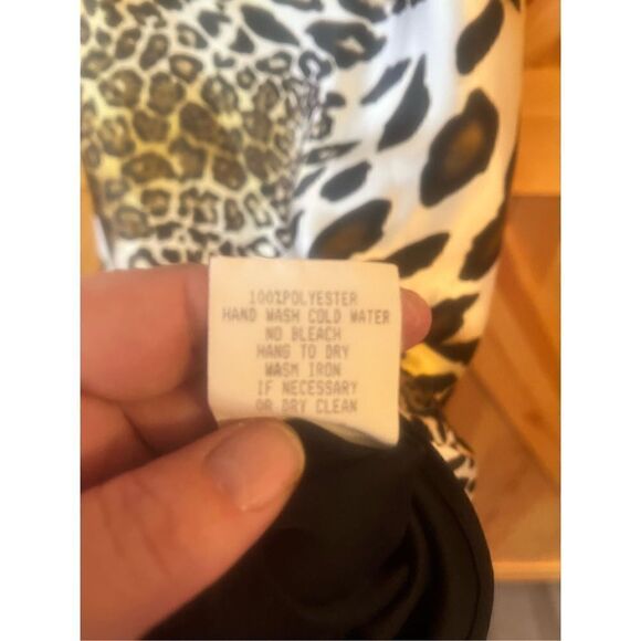 Rabbit Rabbit Rabbit Designs Cheetah Print Sleeveless Dress Size 8 - Picture 2 of 3